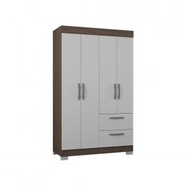 CLOSET TAHUARI TOQUIO 4P CHOC-BLAN