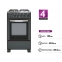 COCINA SINDELEN CH-5050 NEGRA