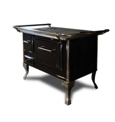COCINA A LEÑA KRIEGER 56X80 NEGRA