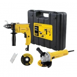 ESMERIL STANLEY KIT + TALADRO