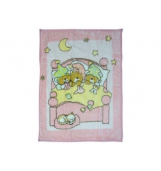 FRAZADA BEBESIT REVERSIBLE OSO