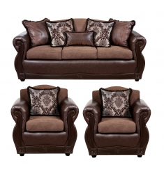 LIVING DECO MUEBLES GRAN COLUMBIA CHOCO