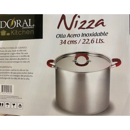 OLLA DORAL INOX 34" NIZZA