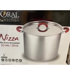 OLLA DORAL 32" NIZZA INOXIDABLE