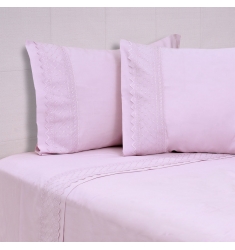 SABANA WINDSOR 2PL. BRODERIE COLOR