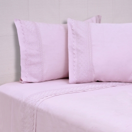 SABANA WINDSOR 2PL. BRODERIE COLOR
