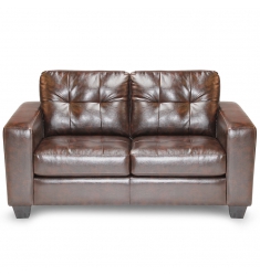 SOFA ROSEN MIRA 2 CUERPOS PU CHOCOLATE