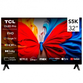 TELEVISOR 32" TCL 32S5K FHD QLED