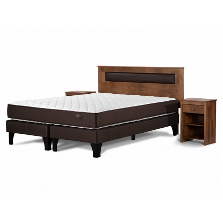 CAMA ROSEN NEW ERGO T 1.50 CON FERRARA BASE DIVIDIDA