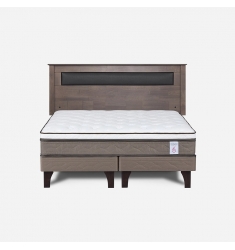 CAMA ROSEN NEW STYLE 6 2 PL. BD RESPALDO FERRARA GRIS